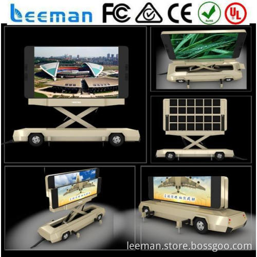 truck mobile led display board Leeman 2015 led display outdoor advertising equipment